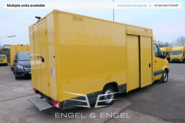 Furgon skrzyniowy mercedes-benz SPRINTER 310 CDI MAXI EURO-5 KOFFER REGALE KAMERA DURCHGANG