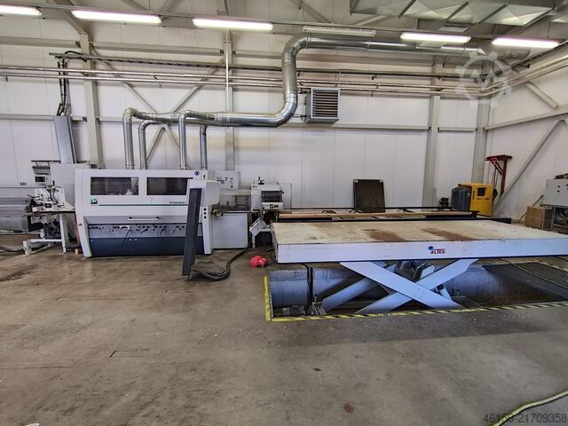 Moulder Weinig E3 infeed + A3 outfeed