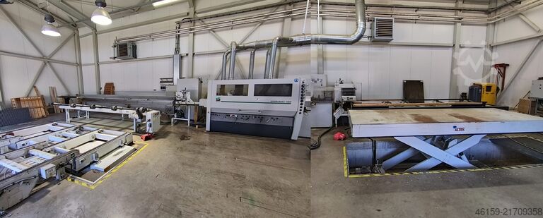 Moulder Weinig E3 infeed + A3 outfeed