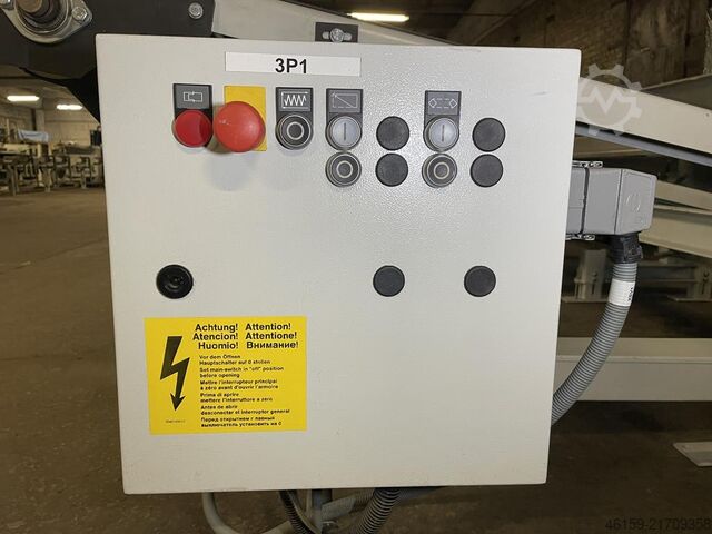 Moulder Weinig E3 infeed + A3 outfeed