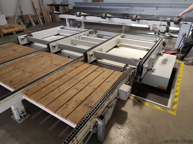 Moulder Weinig E3 infeed + A3 outfeed