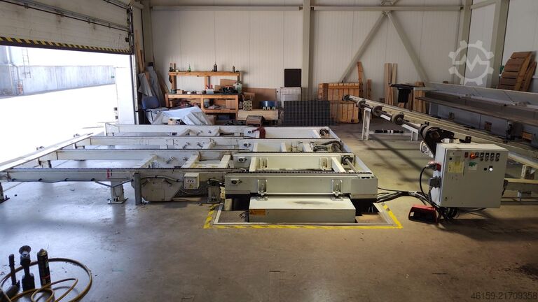Moulder Weinig E3 infeed + A3 outfeed