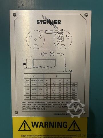 ταινιοπρίονο Stenner not Weinig or WACO MHS9