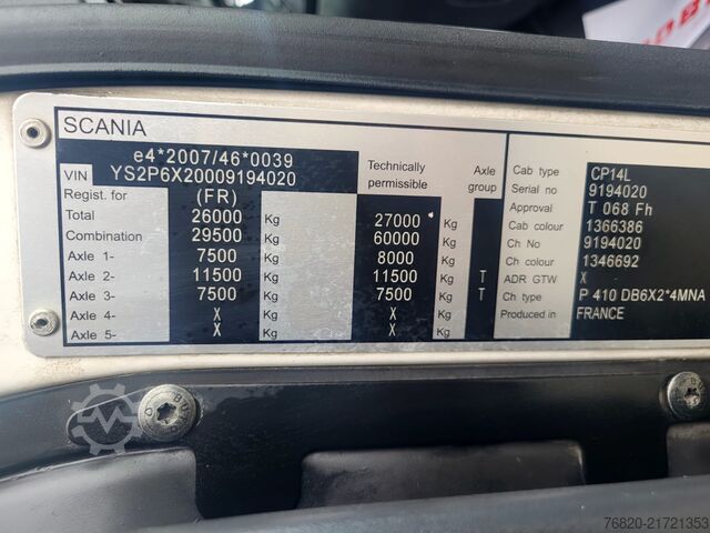 απορριμματοφόρο SCANIA P 410