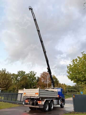 Basculantă VOLVO FMX 420 6x6 Kipper KRAN 21m WINDE FUNK Bordmatik
