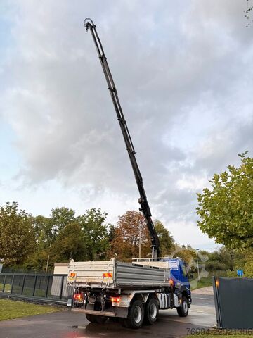 Macara montată pe camion VOLVO FMX 420 6x6 Kipper KRAN 21m WINDE FUNK Bordmatik