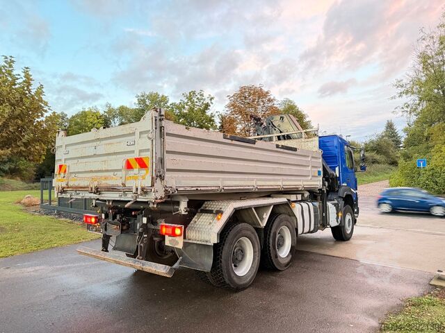 Macara montată pe camion VOLVO FMX 420 6x6 Kipper KRAN 21m WINDE FUNK Bordmatik