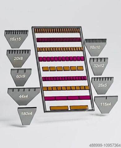 Universelles Formsystem für Snacks ohne HyShpriz RK50U for fish sticks or mini-salami