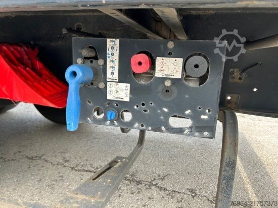 Brandalı açık yarı römork KRONE SD 24 TAUTLINER, BPW-ACHSEN,  LIFTACHSE, EDSCHA-VERDECK