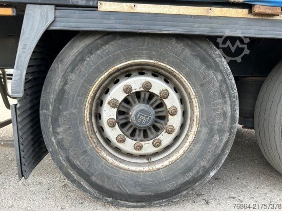 Brandalı açık yarı römork KRONE SD 24 TAUTLINER, BPW-ACHSEN,  LIFTACHSE, EDSCHA-VERDECK
