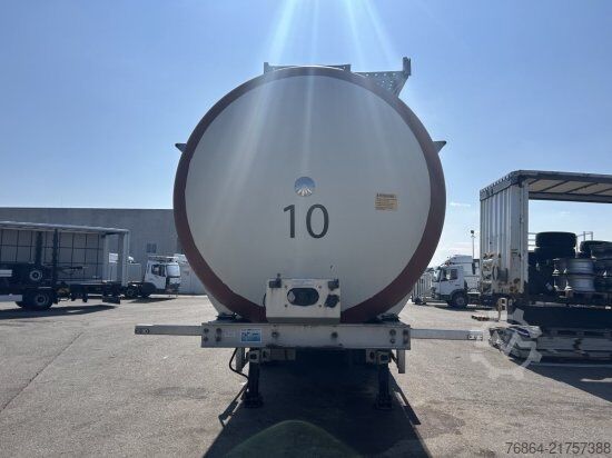 Cisternový návěs MENCI LEBENSMITTELTANK ISOLIERT, 3 KAMMERN, 34000L LIFTACHSE,   BPW-ACHSEN