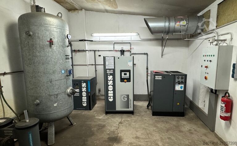 šroubový kompresor Atlas Copco GA26VSD+ GA18 SP + FX11
