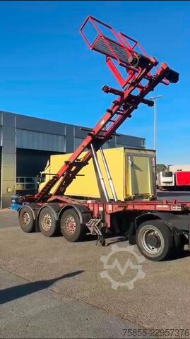 Transport de conteneurs Van Hool 3B0070 20FT Kipper-Tip chassis / HATZ diesel en...