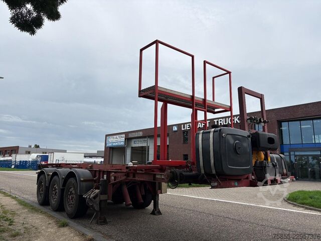 Transport de conteneurs Van Hool 3B0070 20FT Kipper-Tip chassis / HATZ diesel en...