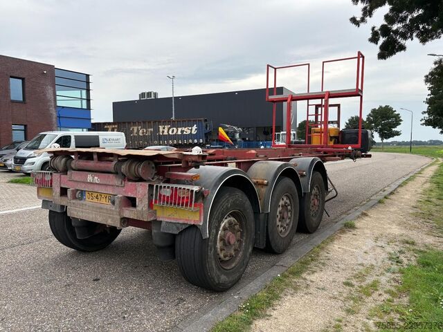 Transport de conteneurs Van Hool 3B0070 20FT Kipper-Tip chassis / HATZ diesel en...