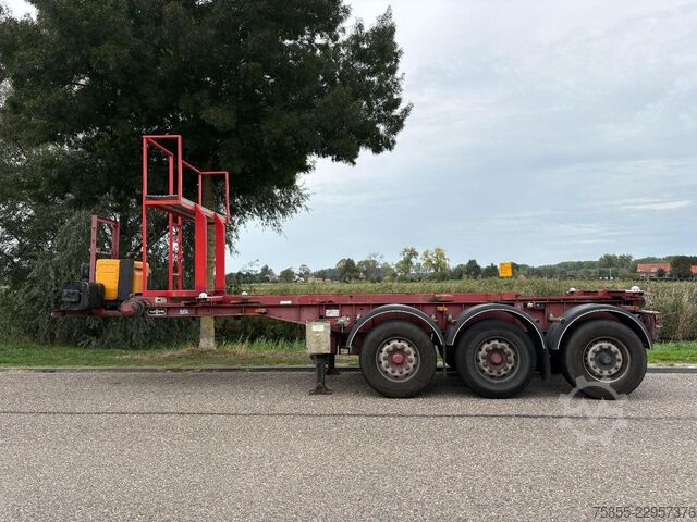 Transport de conteneurs Van Hool 3B0070 20FT Kipper-Tip chassis / HATZ diesel en...