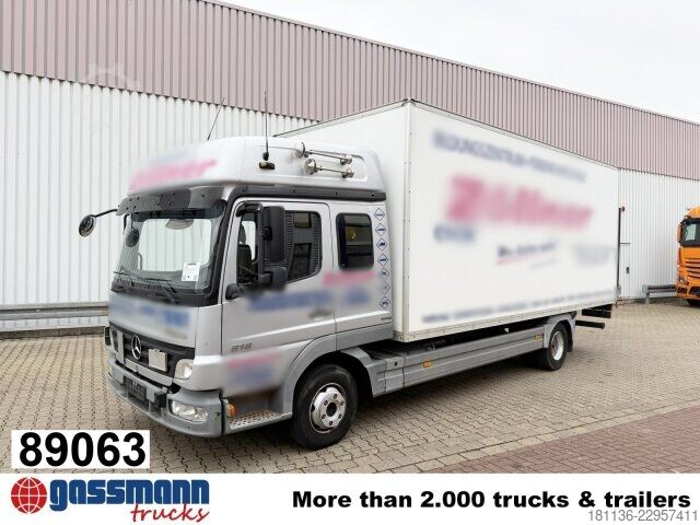 Κλειστό βαν Mercedes-Benz Atego 818 4x2, Fahrschulausstattung, Sörensen