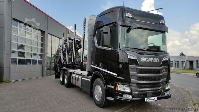▷ Scania R590 6x4 Schemel/Kran TAJFUN LIV oder EPSILON buy used at  Werktuigen