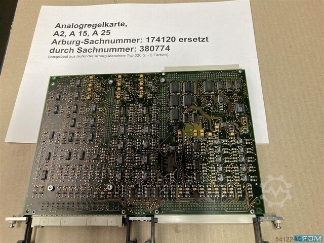 Arburg Leiterplatte - Analogregelkarte