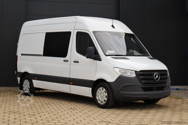 Dobbelkabine varevogn med 6 sæder Mercedes-Benz Sprinter 315CDI GPS-CAM-AIRCO-AUTO-Trek