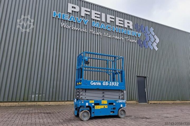 Sakselevator Genie GS1932 E-Drive Several In Stock, 8m Working Height
