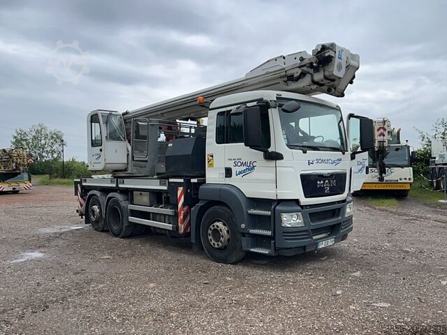 Hoogwerker op truck MAN TGS 26.320 6x2-2 BL with Oil Steel Eagle 3526 (35m)