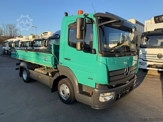 Tre-vejs tippevogn MERCEDES-BENZ ATEGO 818K Kipper Meiller 3-Seiten* AHK 2x KLIMA