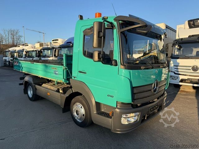 Tre-vejs tippevogn MERCEDES-BENZ ATEGO 818K Kipper Meiller 3-Seiten* AHK 2x KLIMA