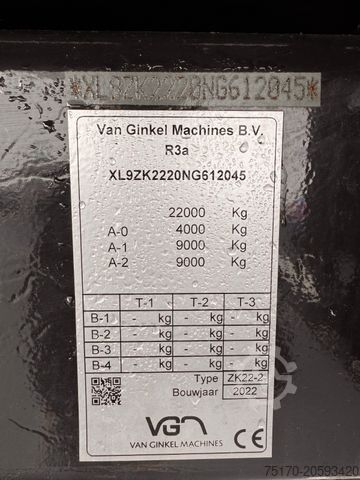 Ρυμουλκούμενο Van Ginkel Machines Agrarkipper