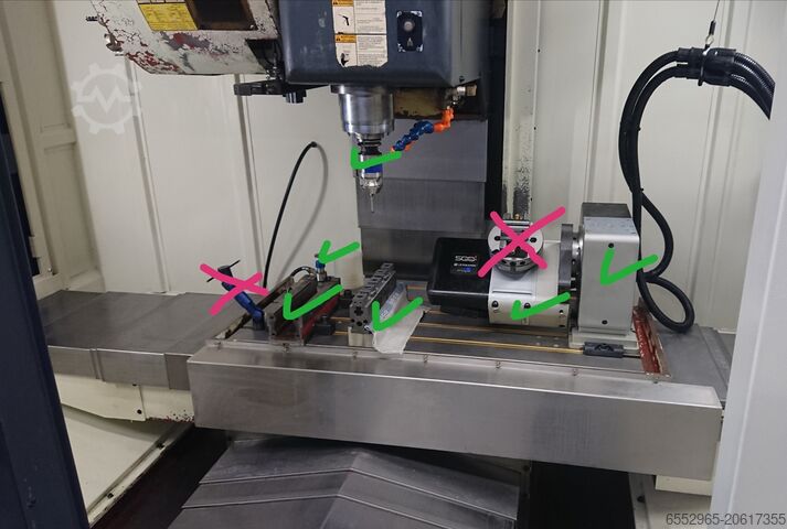 Függőleges megmunkáló központ POS POSmill C 1050 inkl. Lehmann 4./5. Achse