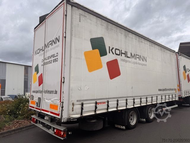 Open aanhangwagen met zeil WECON APZ 218