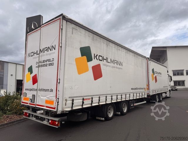 Open aanhangwagen met zeil WECON APZ 218