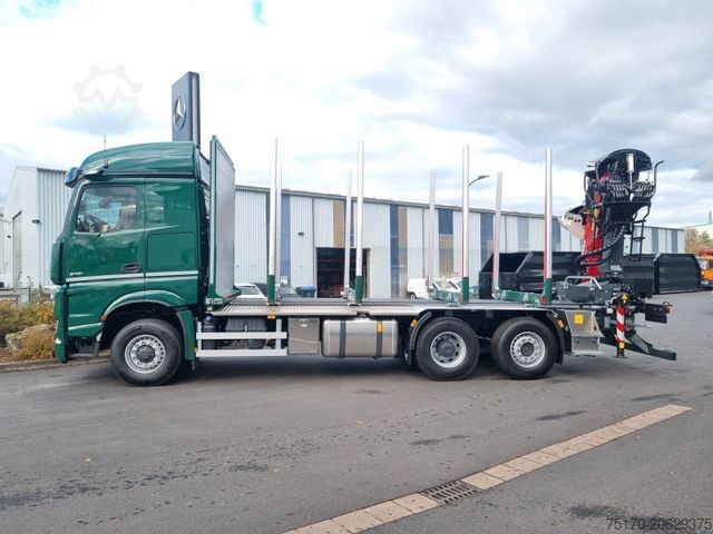 Houttransportwagen MERCEDES-BENZ Arocs 2551 L 6x2/4 HAD Palfinger Epsilon TZ12