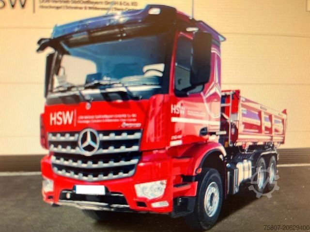 Trójstronna wywrotka MERCEDES-BENZ Arocs 2648 6x4 Dautel Bordmatik Retarder