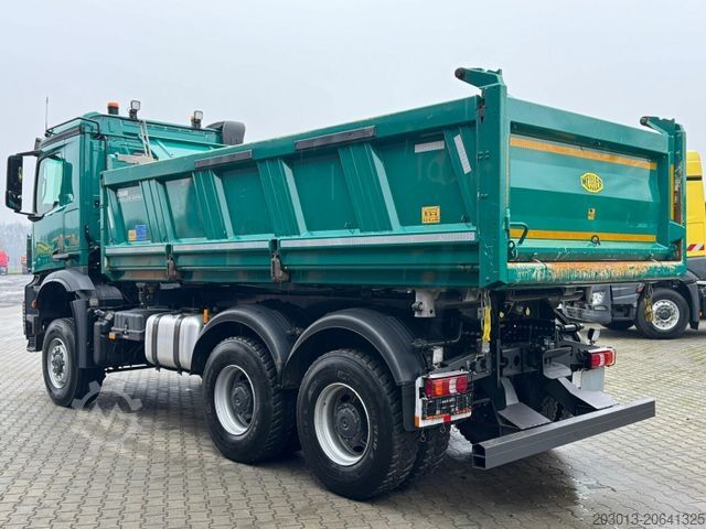Tipper truck MERCEDES-BENZ Arocs 3351 6x6 Kipper Bordmatic Meiller