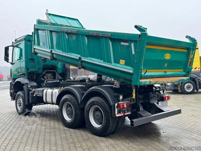Tipper truck MERCEDES-BENZ Arocs 3351 6x6 Kipper Bordmatic Meiller