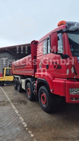 Camion basculante trilateral MAN TGS 35.500 / 8X4 / Meiller Bordmatik