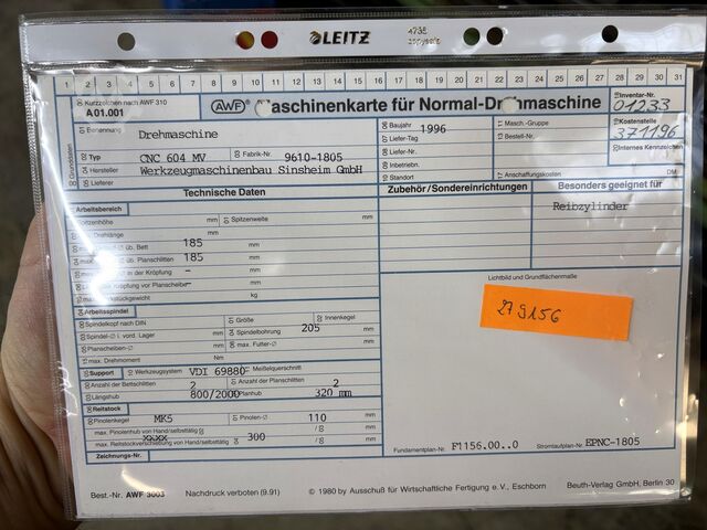  Magdeburg CNC 604 MV