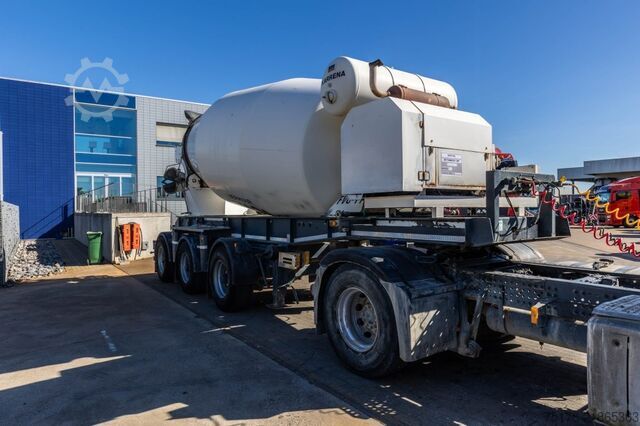 Blender RENDERS BETON MIXER 12M3 + MOTOR (MALAXEUR/MISCHER)