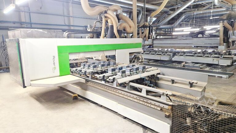 Κέντρο κατεργασίας CNC ΜΕ συγκόλληση BIESSE Rover B Edge 1667 Special