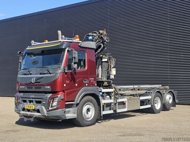 Sistema via cavo Volvo FMX 330 6x2*4 / HIAB CRANE KRAN / CONTAINER SYSTEM