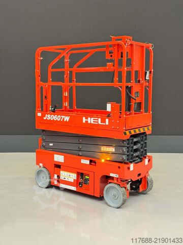 Podnośnik nożycowy Heli 7.8M - 230KG - Scheren Arbeitsbühne - Neu - Garantie