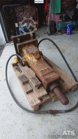 Construction equipment Atlas Copco 550 spiked hammer with/ s50-s60 attachment