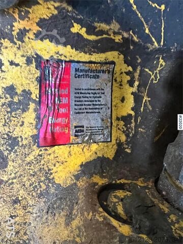 Construction equipment Atlas Copco 550 spiked hammer with/ s50-s60 attachment