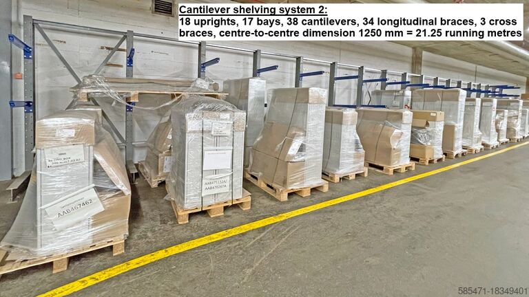 Cantilever rack SSI Schäfer GmbH Schwerlast Kragarmregalsystem KR