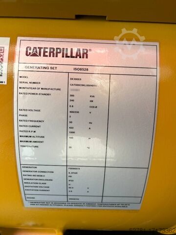 Aggregaat Caterpillar DE300E0 - C9 - 300 kVA Generator - DPX-18021