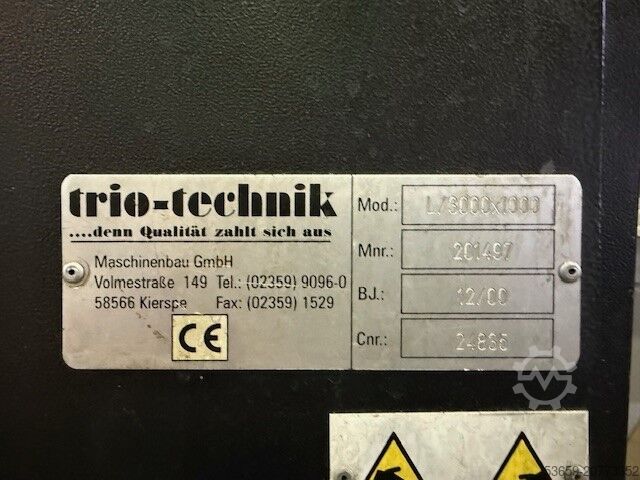 Taśmy przenośnikowe Trio-Technik Trio-Technik L/3000x1000, 2000