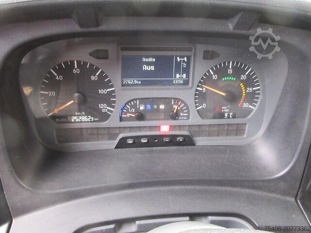 Three-sided tipper truck mercedes-benz 1218 Atego 3-S-Ki, Kran,Greifersteuerung,Doka