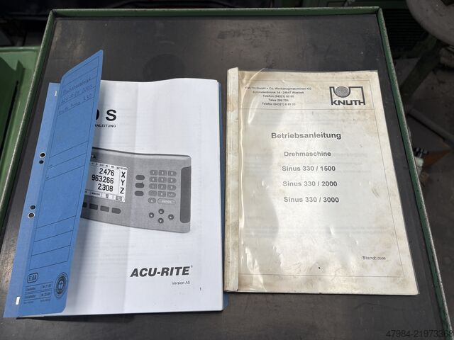 Torno central KNUTH SINUS 330/3000