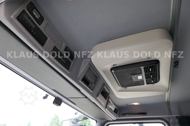 Flatbed truck with tarp MERCEDES-BENZ Atego 1530 Pritsche Plane Standklima LBW Euro 6
